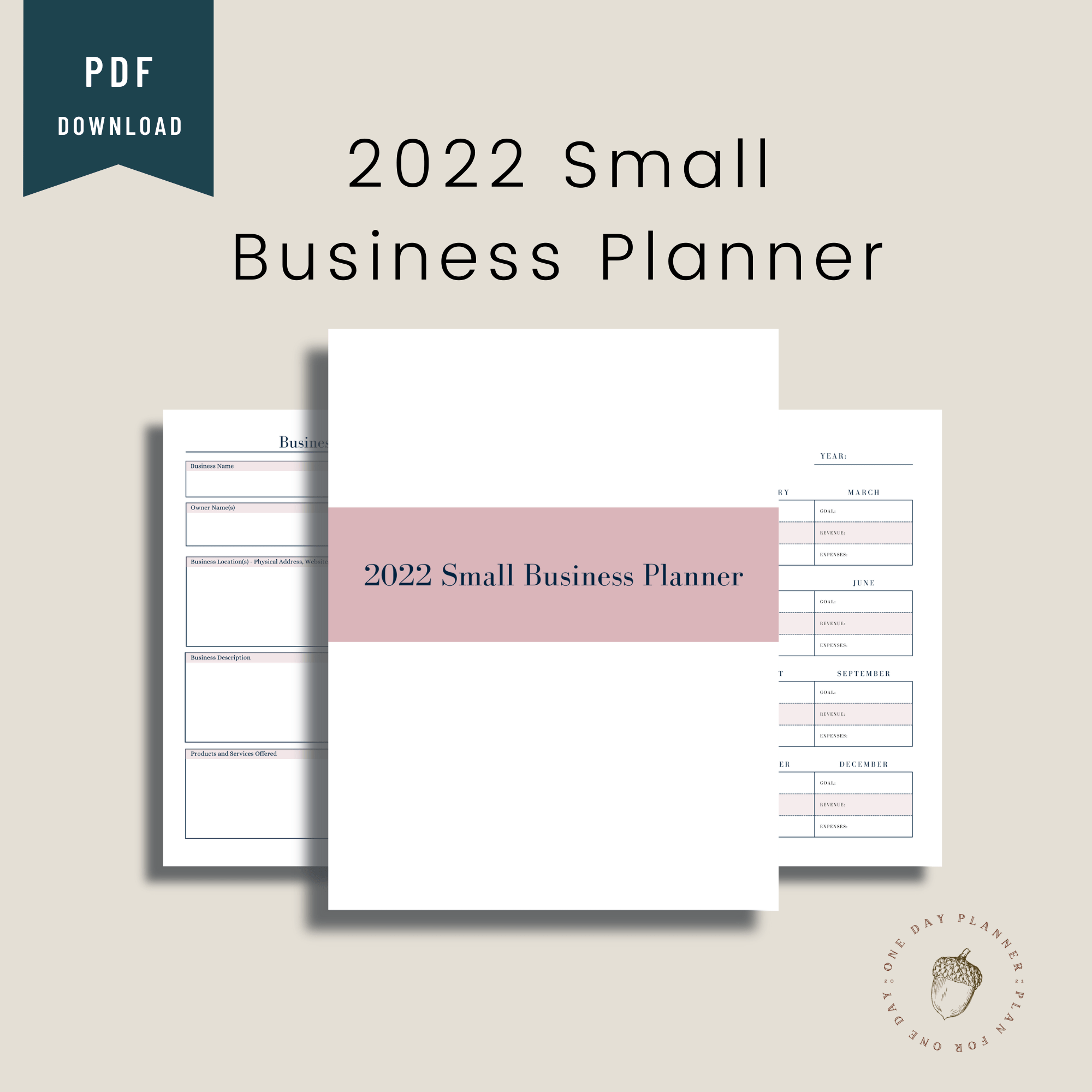 2022 Small Business Planner